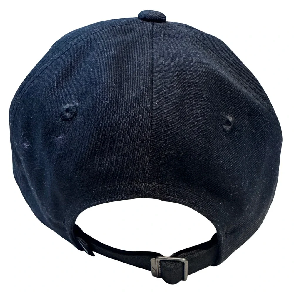 Nike Club Cap Swoosh Logo Embroidered Hat Black Adjustable Mens Womens S/M